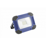 LED floodlight with rechargeable battery ONYX, 10 W, 800 lm, 6400K, USB 5V/1A, RA>80, IP54, 120°, blue