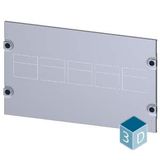 Masking frame 3VM11 (160 A), 3-pole, fixed-mounted, drive: direct, front-mounted rotary operator, RCD: without, H: