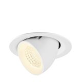 NUMINOS© GIMBLE M, recessed ceiling light, 4000K, 55ø, wh