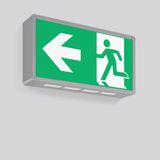 RECHTECK, 5,1 W, aluminium, on/off Wall luminaires, L 485 B 90 H 250, 