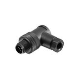 Field attachable connector, M12