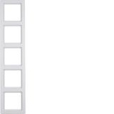 Frame 5gang, Q.1, p. white velvety