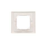 Double socket outlet with earthing, satin, metallized, 16A