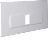 Pre-cut lid AEE 4 gang, FB 60230, light grey