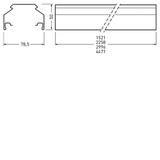 Lichtbänder - Tragprofile 765... E-Line Next Fix Aluminium 0 IP64 7349800