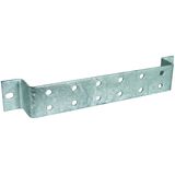 Earthing busbar St/tZn f. equipotential bonding with 2 x 6 terminals