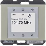 Radio Touch Arsys stainless steel matt, lacquered