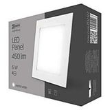 EMOS LED luminaire 6W 450lm 4000K recessed square IP20