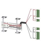 Accessory for 3KC8 power supply cable for lower connection 2-pole