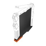 Modular housing, OMNIMATE Housing - series CH20M  Agate grey, Base element, Width: 12.5 mm