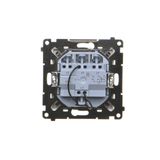 "Bell" push button with LED indicator light, (module), 10AX, quick connection, Gold matt, metalic