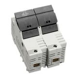 Holder for cylindrical fuses 2pole, box terminal 50mmý