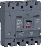 Moulded Case Circuit Breaker h3+ P250 TM ADJ 4P4D N0-100% 200A 70kA FT