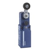 Limit switch, Limit switches XC Standard, XCNR, thermoplastic roller lever, 2NC, snap, M20