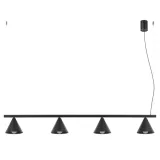 Chandelier NOX 4L black