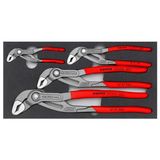KNIPEX 00 20 01 V23 Cobra® Set 4 parts in a foam tray
