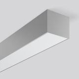 LESS IS MORE vario, 13 W, 1600 lm, 830, silver, on/off Ceiling and wal