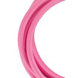Textile Cable 2C Pink 3m