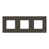 Frame 3-gang / 2+2+2-modules - IP44 - Anthracite