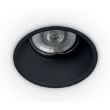 BLACK GU10 10W SEMI TRIMLESS