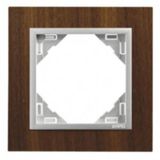 SINGLE FRAME WALNUT-TREE/ALUMIUM