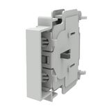 AUXGM3-11 Auxiliary contact 1NC+1NO, DIN mounting Max. 2+2 Aux blocks per side 4NC + 4NO