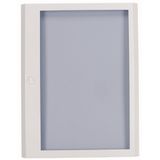 BFZ-UTT-4/132 Flush-mounting sheet steel door transparent