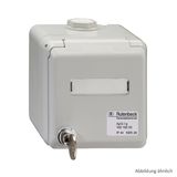 Surface-mounted housing for industrial use