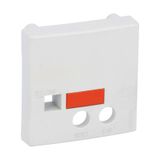 Protection cover for thermal overload relay-contactor assembly, for relay RF38 on contactors BF09-BF12-BF18-BF25
