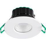 OBICO 65-72 IP65 FIRE 4CCT DIM FIX WHT
