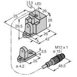 Inductive Sensor With Increased Temperature Range   BI10-QN26-AD4X-0.15XOR-RS4.23/S100-S1589