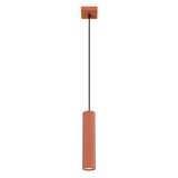 SOLLUX - Pendant red ocher KARBON 1 SL.1630 GU10 10W IP20