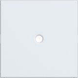 Central plate for switch/push button with pull handle, A.x/C.x, matte white