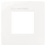 Plana Up 2M cover plate, antib. white