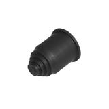 PTTP-29B zwart  Kunststof eindtule buis