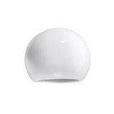 WALL LAMP VARNISHED GLOBE WHITE GLOSS E27 1X60W IP20