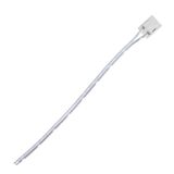 Connection connector for single-color LED strips, width 10 mm, 2 pins, length 150 mm