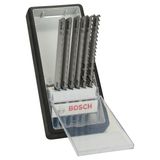 6-piece Robust Line jigsaw blade set Metal Profile T-shank 6 pcs.