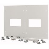 XTMP2N4FC-H550W800 Front cover for 2x NZM4, fixed, HxW=550x800mm, grey
