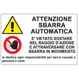 Various sign - Al - Dimensions: 300x200 mm