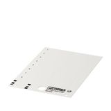 US-EMP (40X17)/GP - Plastic label
