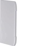 Endcap overlapping for wall trunking BRN 70x130mm of PVC in light grey