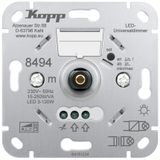 Universal LED rotary dimmer with push-change switch RLC 250W