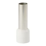 Single insulated sleeve terminal HI 25.0/22-bi white, Al/Cu