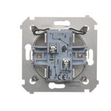 Key with the "horizontal" pictogram for switches and electronic controllers, Gold matt, metalic