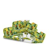 PTTBS 2,5-TWIN-PE-R-CLM - Protective conductor double-level terminal block