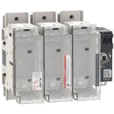 Switch disconnector fuse, FuPact GSB400, 400 A, 3 poles, fuse type BS B1/B2/B3/B4, front and right side control