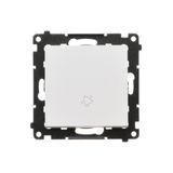 Bell Button, 10AX, white matt