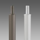 FLUTED POLE W/BASE 1408 H=4100 GRAPHITE