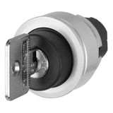 Key selector switch, flush-mount, 2-position, K95 key, Cam A, key removal I-II